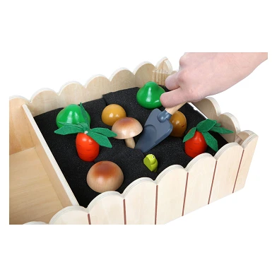 Small Foot - Gemüsegarten-Spielset aus Holz, 13-tlg.