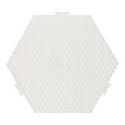 Hama Bügelperlen Steckplatte - Hexagon