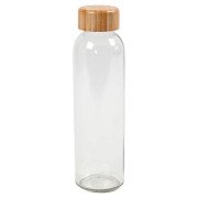 Wasserflasche mit Bambusdeckel