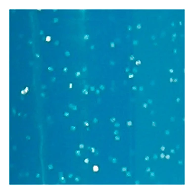 Glas- en Porseleinstift Glitter Semi-Dekkend - Turquoise