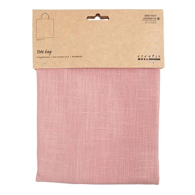 Tragetasche Baumwolle Pink, 38x42cm