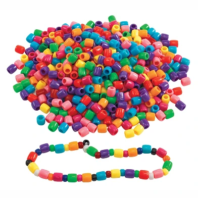 Colorations - Gekleurde Grote Rijgkralen in Emmer, 680 gram