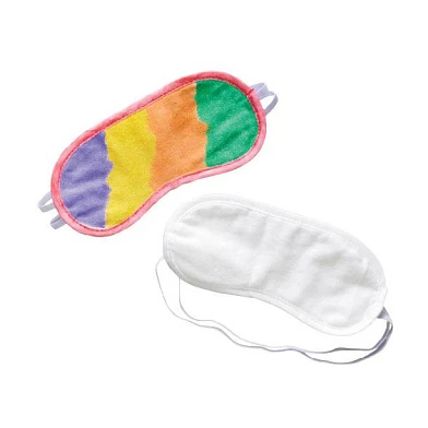 Colorations - Schlafmaske Baumwolle, 12er-Set