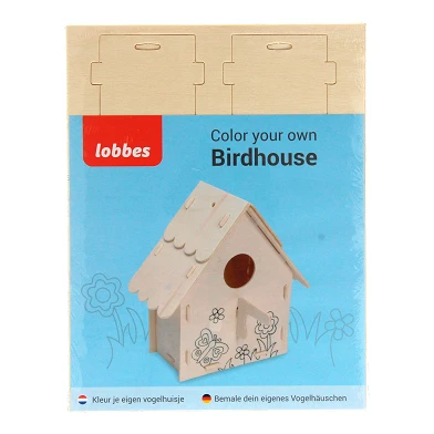 Bauen Sie Ihr eigenes Vogelhaus aus Holz, Variante B