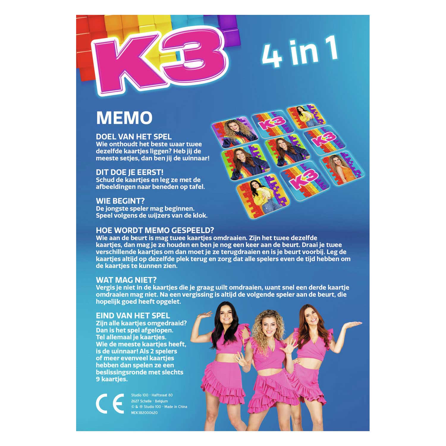K3 4-in-1-Spielebox