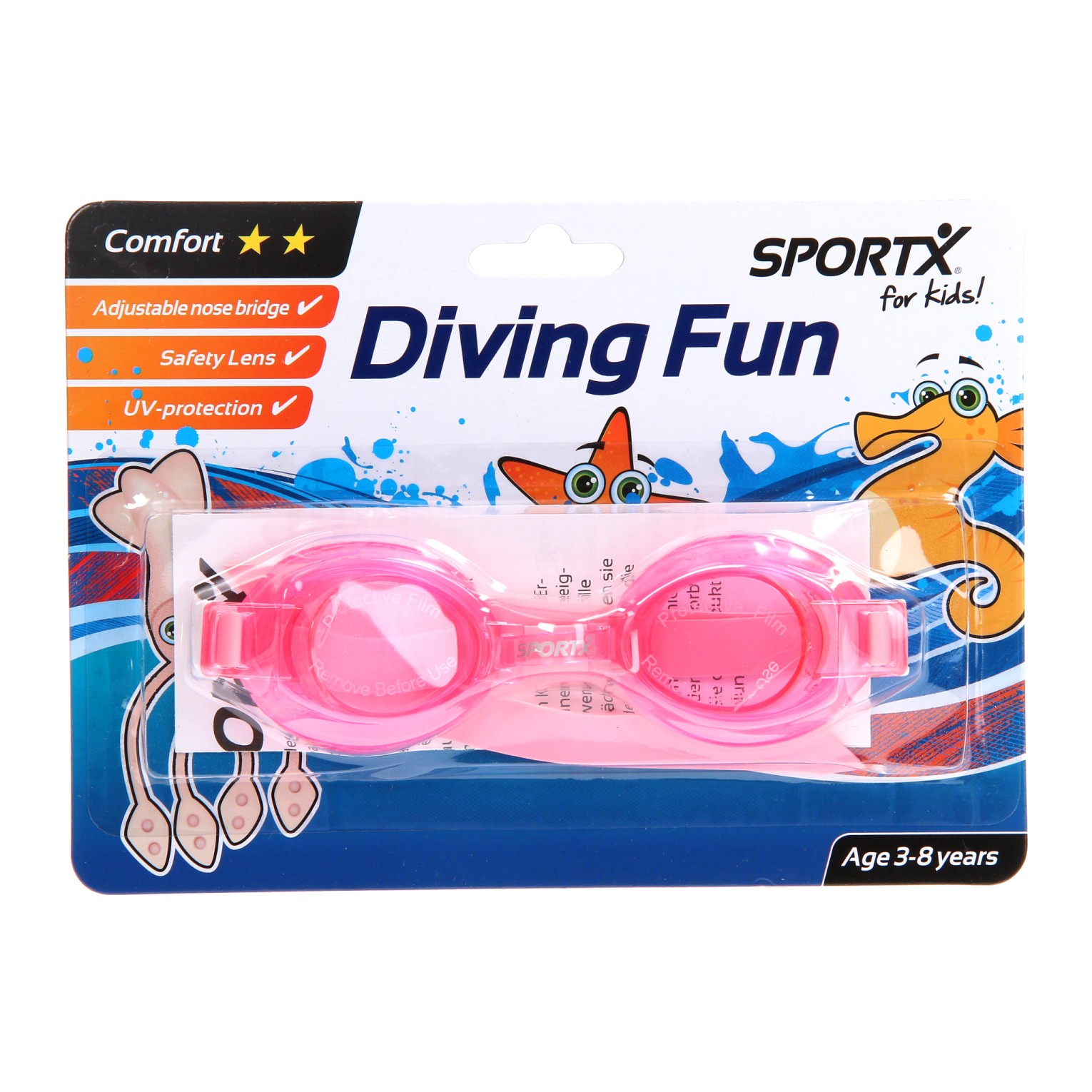 SportX Kids Zwembril Comfort - Roze