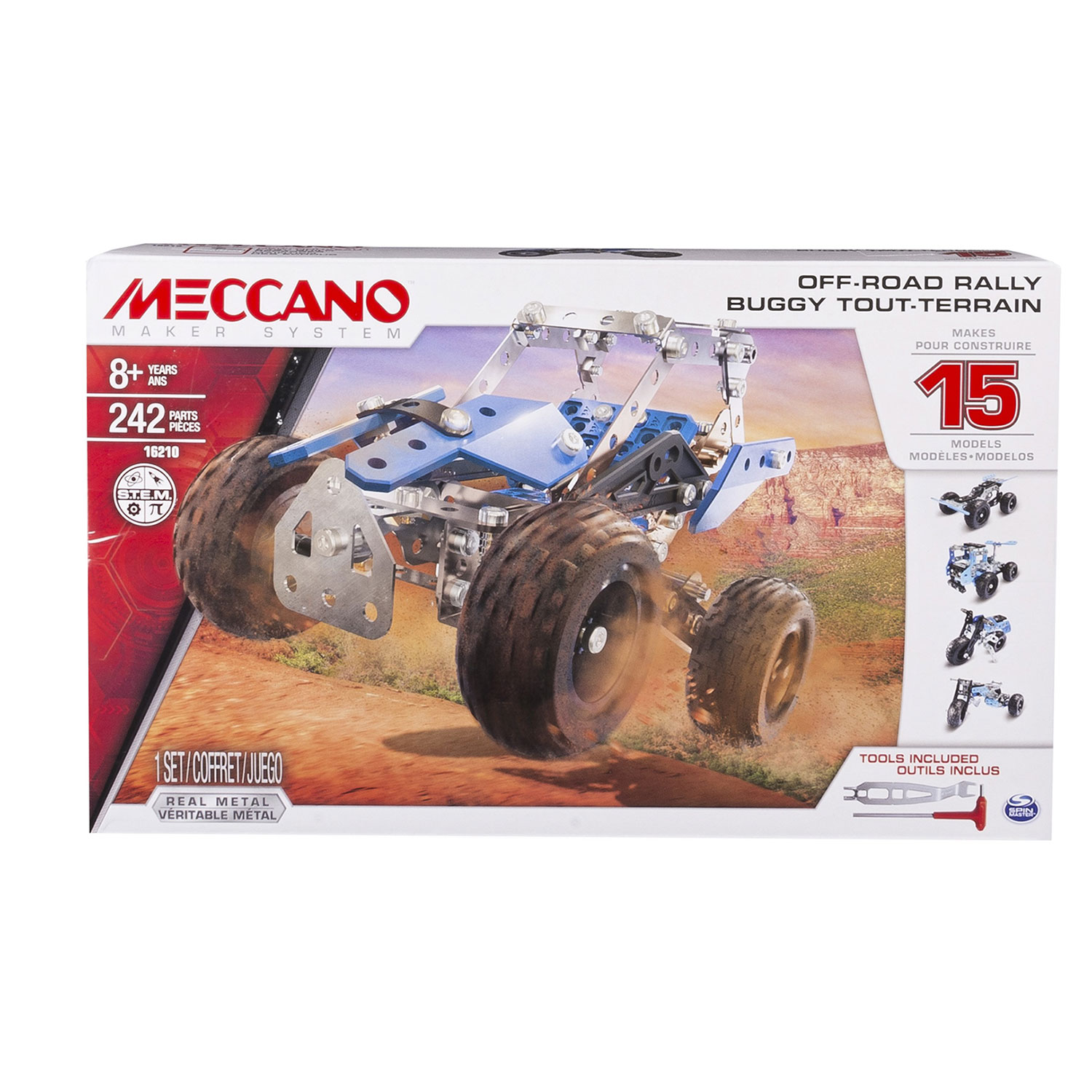 Meccano Multi 15in1 ATV, 242dlg.