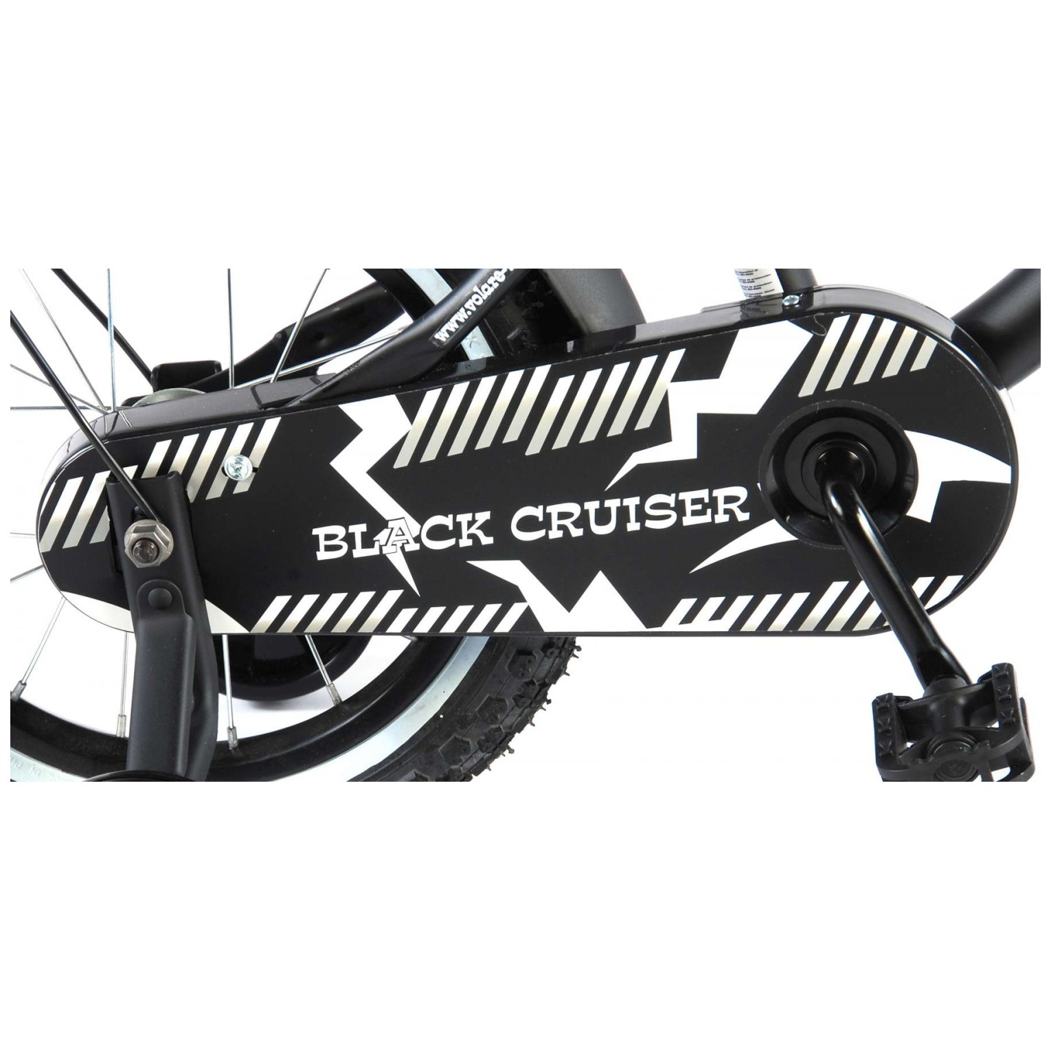 Volare Black Cruiser Fiets - 14 inch - Zwart