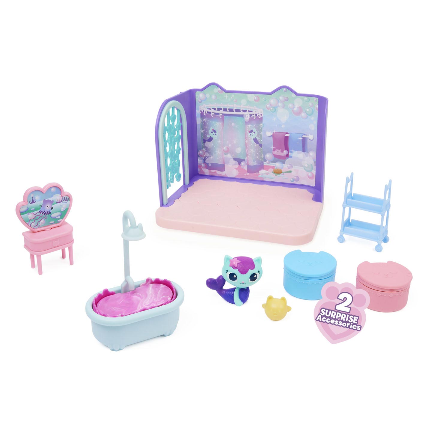Gabby's Dollhouse – Badezimmer-Spielset