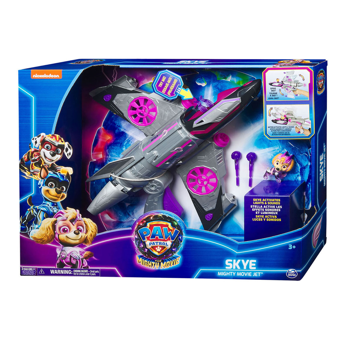 PAW Patrol Skye - The Mighty Movie - Deluxe Vehicles