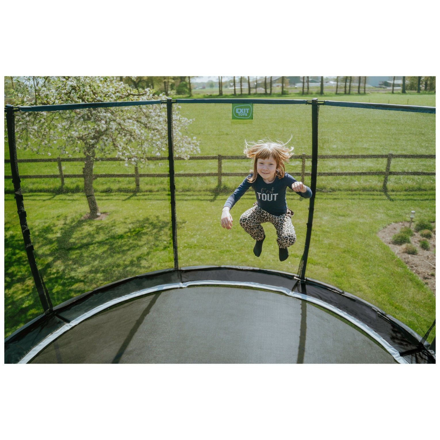 EXIT Allure Premium trampoline ø366cm - groen