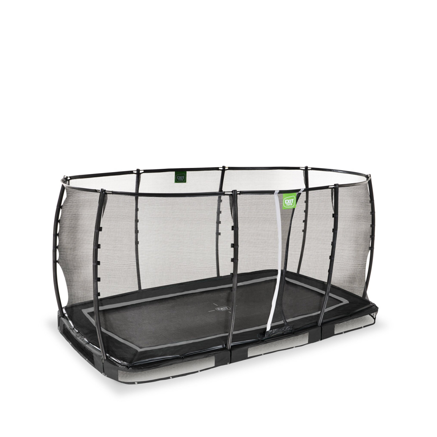 EXIT Allure Premium inground trampoline 244x427cm - zwart
