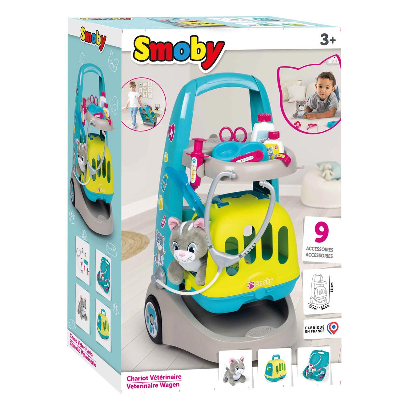 Smoby Dierendokter Trolley