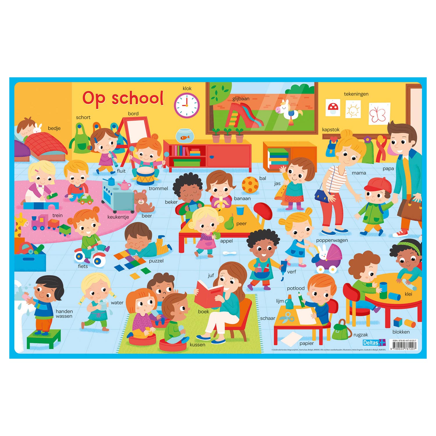 Educatieve onderleggers Preschool - Op school