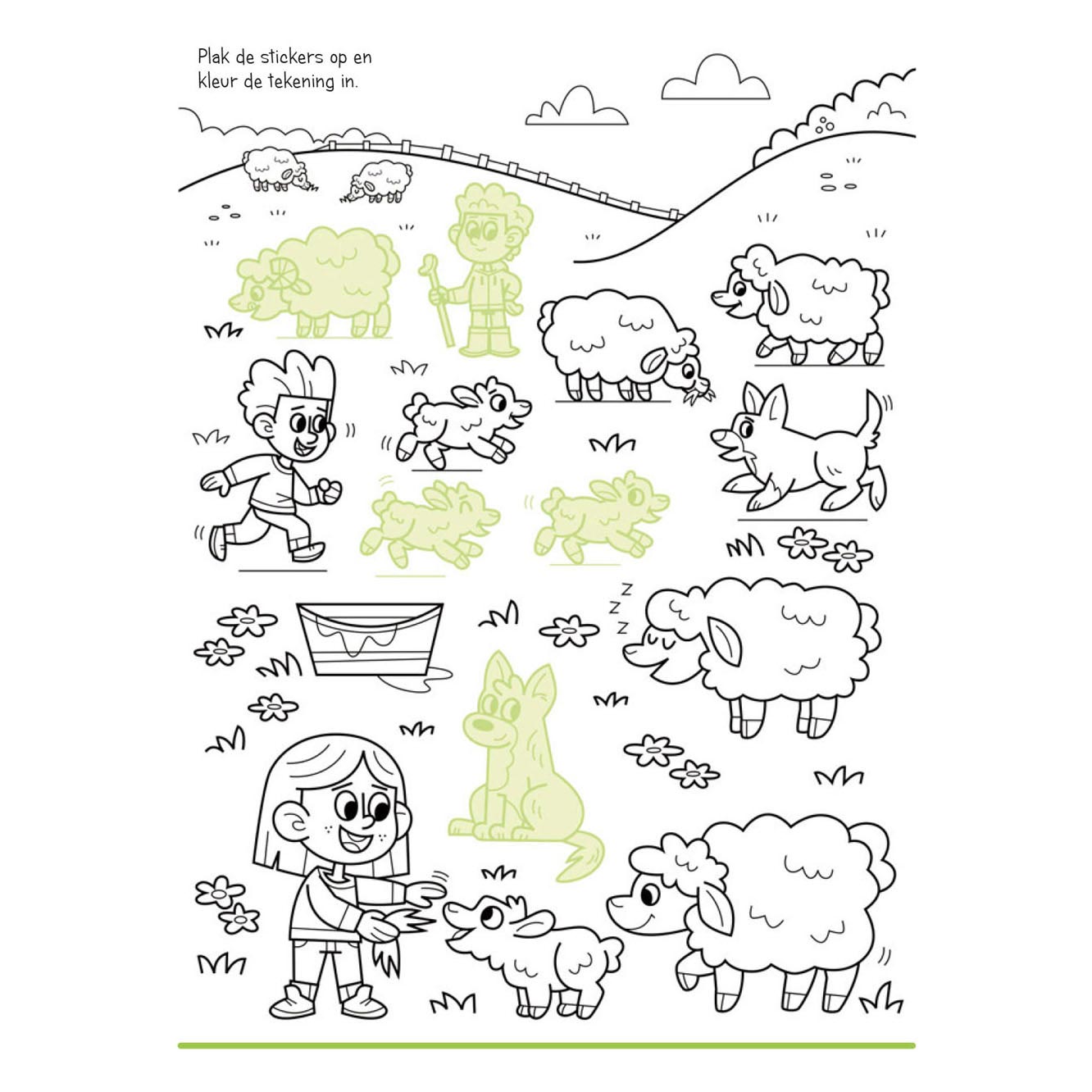 Stickerboek - Dieren op de boerderij