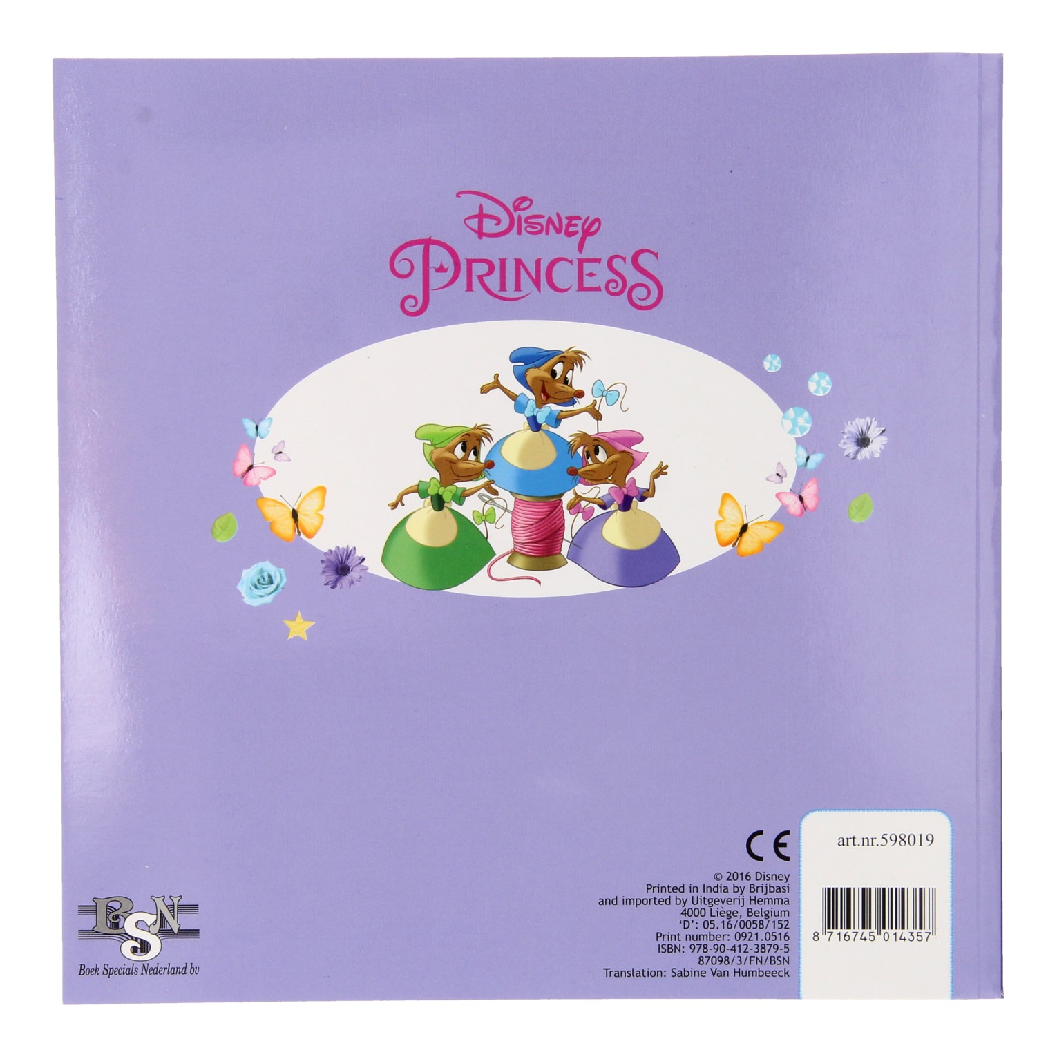 Disney Prinses -Mandala-Malbuch