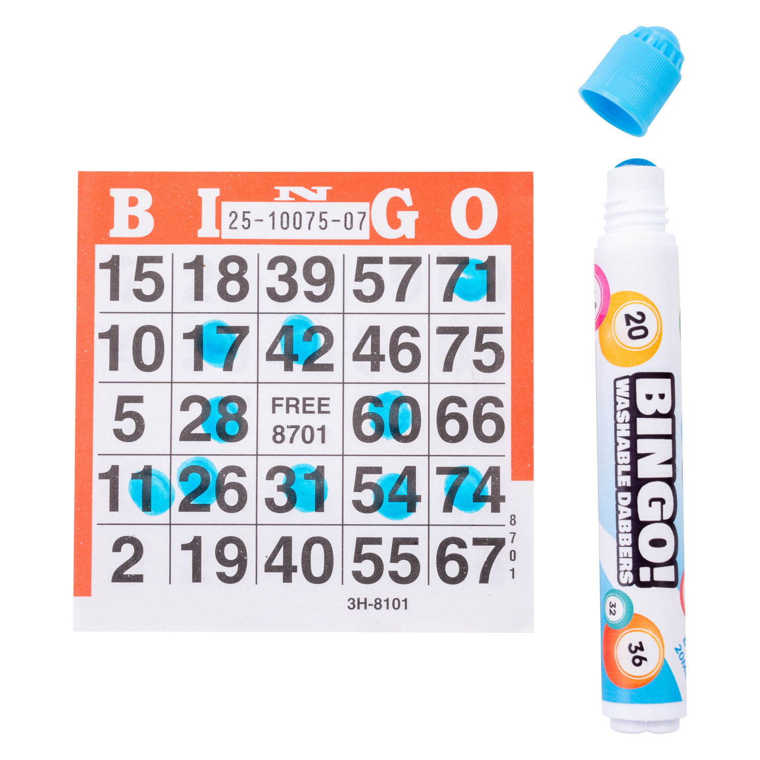 Bingo-Marker, 3 Stück.