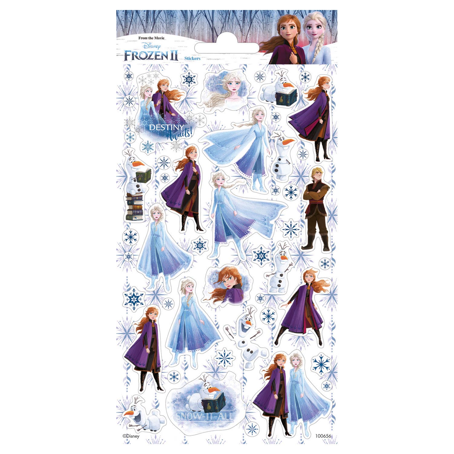 Stickervel Glitter Disney Frozen 2