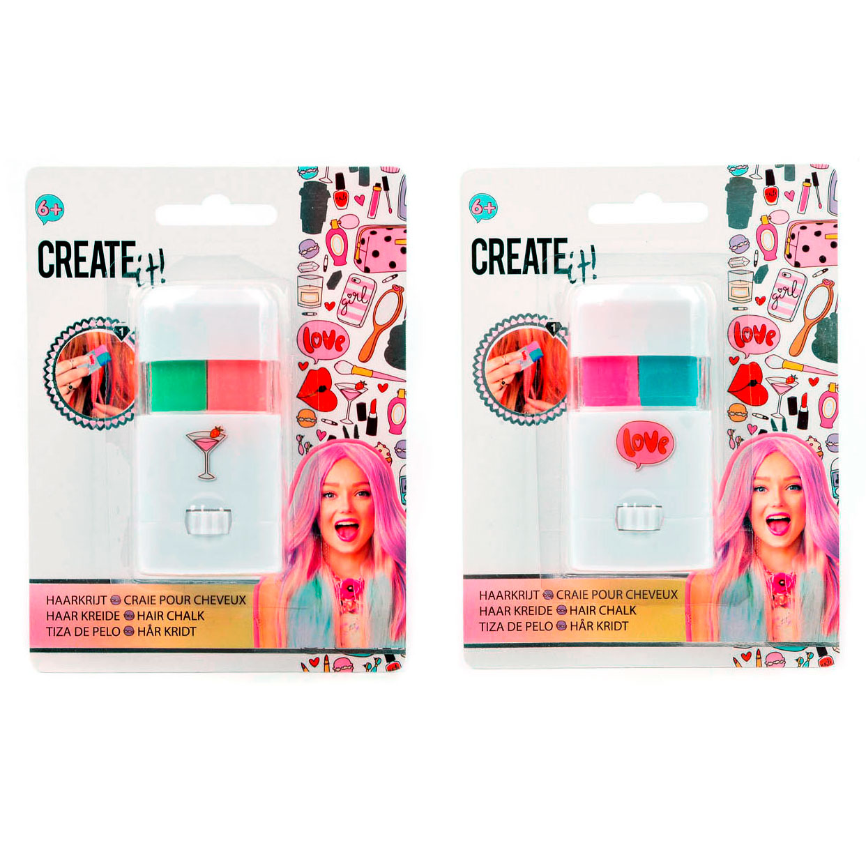 Create It! Beauty Haarkreide Duocolor