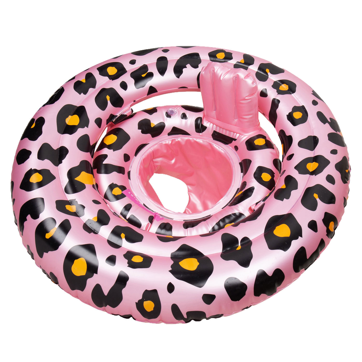 Swim Essentials Baby-Schwimmsitz Pink Leopard, 0-1 Jahre