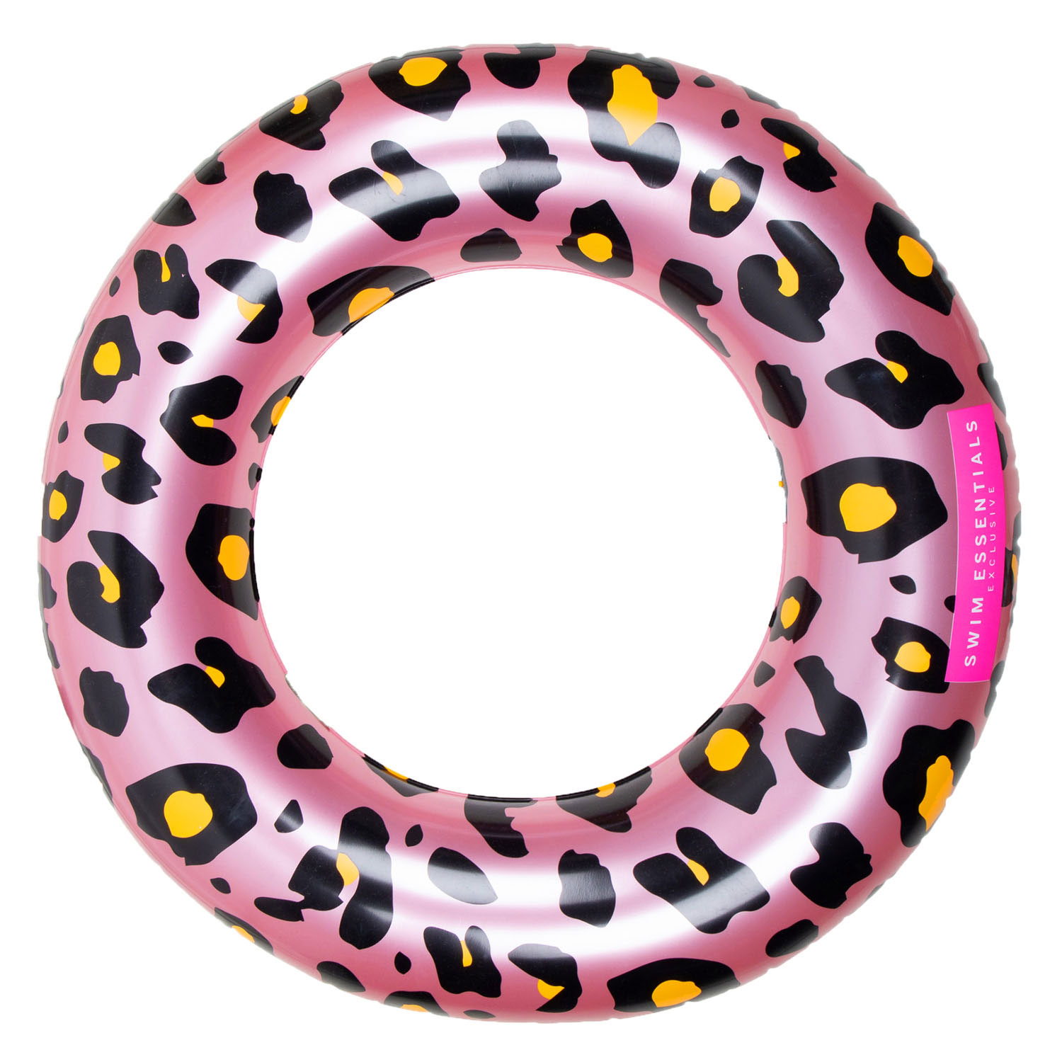 Swim Essentials Schwimmring Panther-Print Roségold, 70 cm