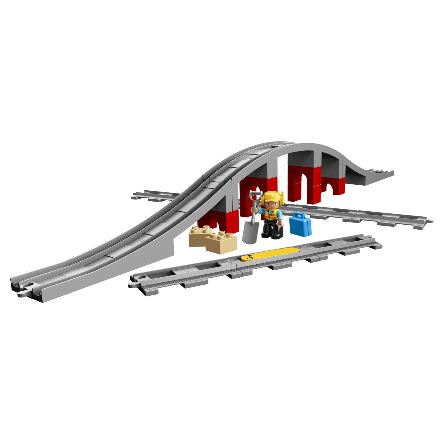 LEGO Duplo 10872 Eisenbahnbrücke und Gleise