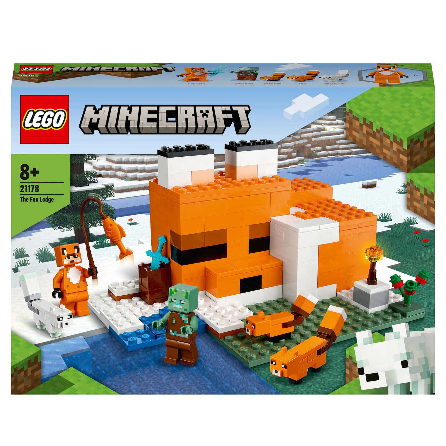 LEGO Minecraft 21178 Die Fuchshütte