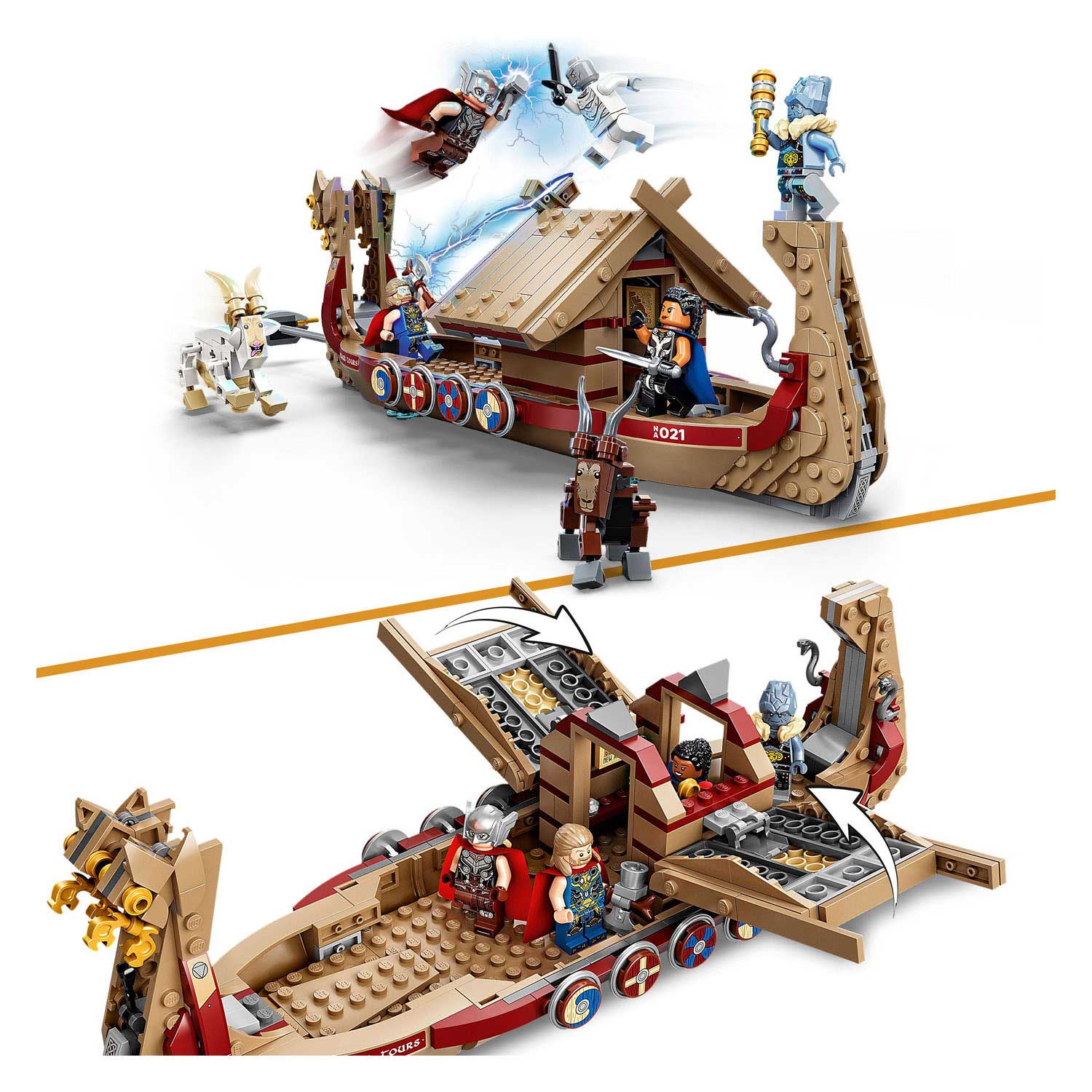 LEGO Super Heroes 76208 Das Ziegenschiff