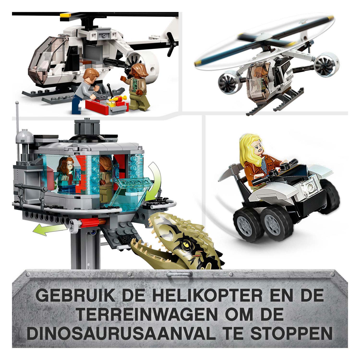 LEGO Jurassic 76949 Giganoto Therizinosaurus Aanval