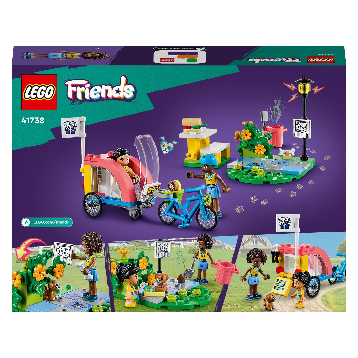 LEGO Friends 41738 Honden Reddingsfiets