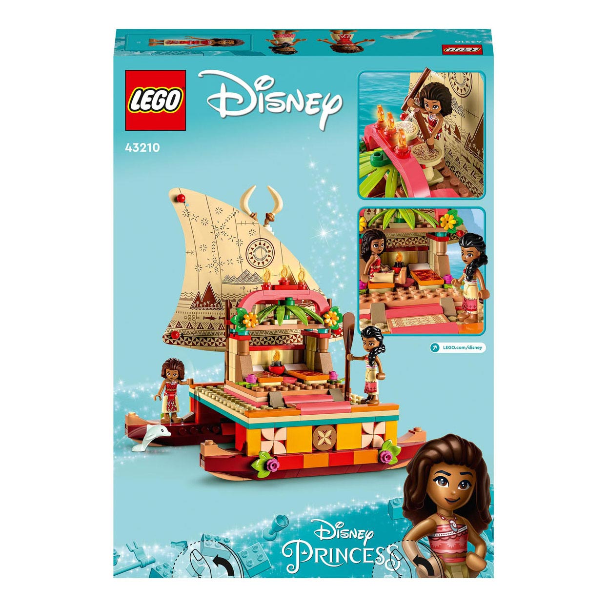 LEGO Disney 43210 Vaianas Entdeckungsboot