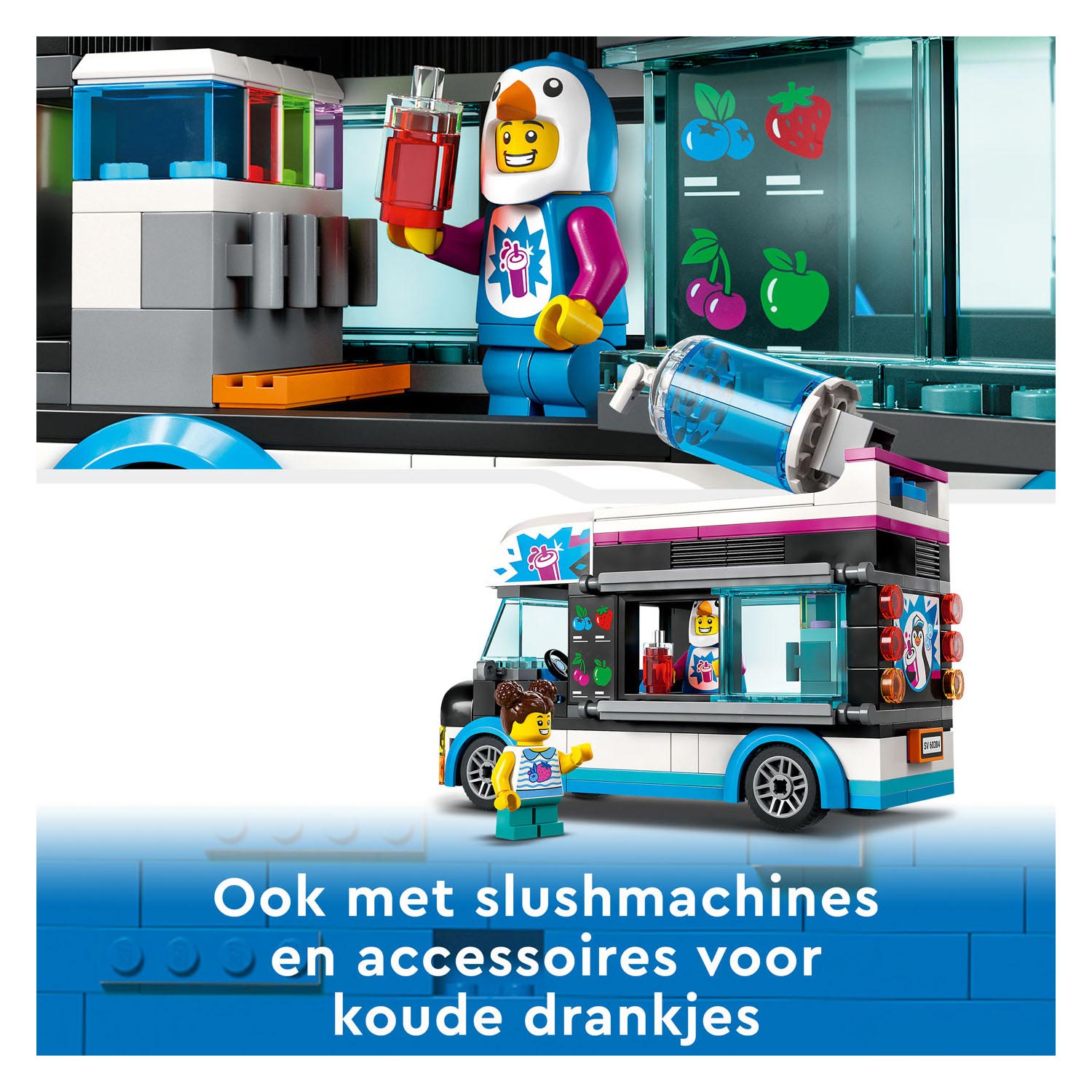 LEGO City 60384 Pinguïn Slush Truck