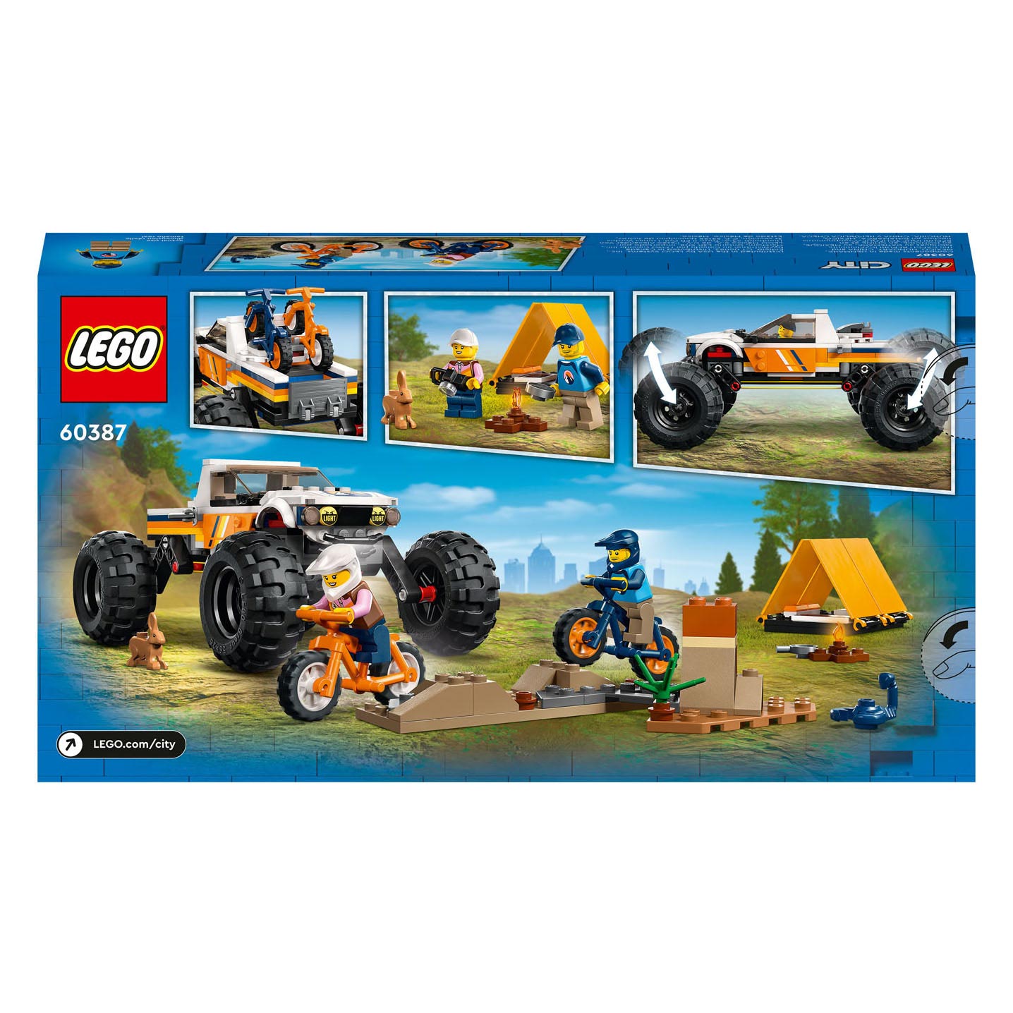 LEGO City 60387 4x4 Geländewagen Abenteuer