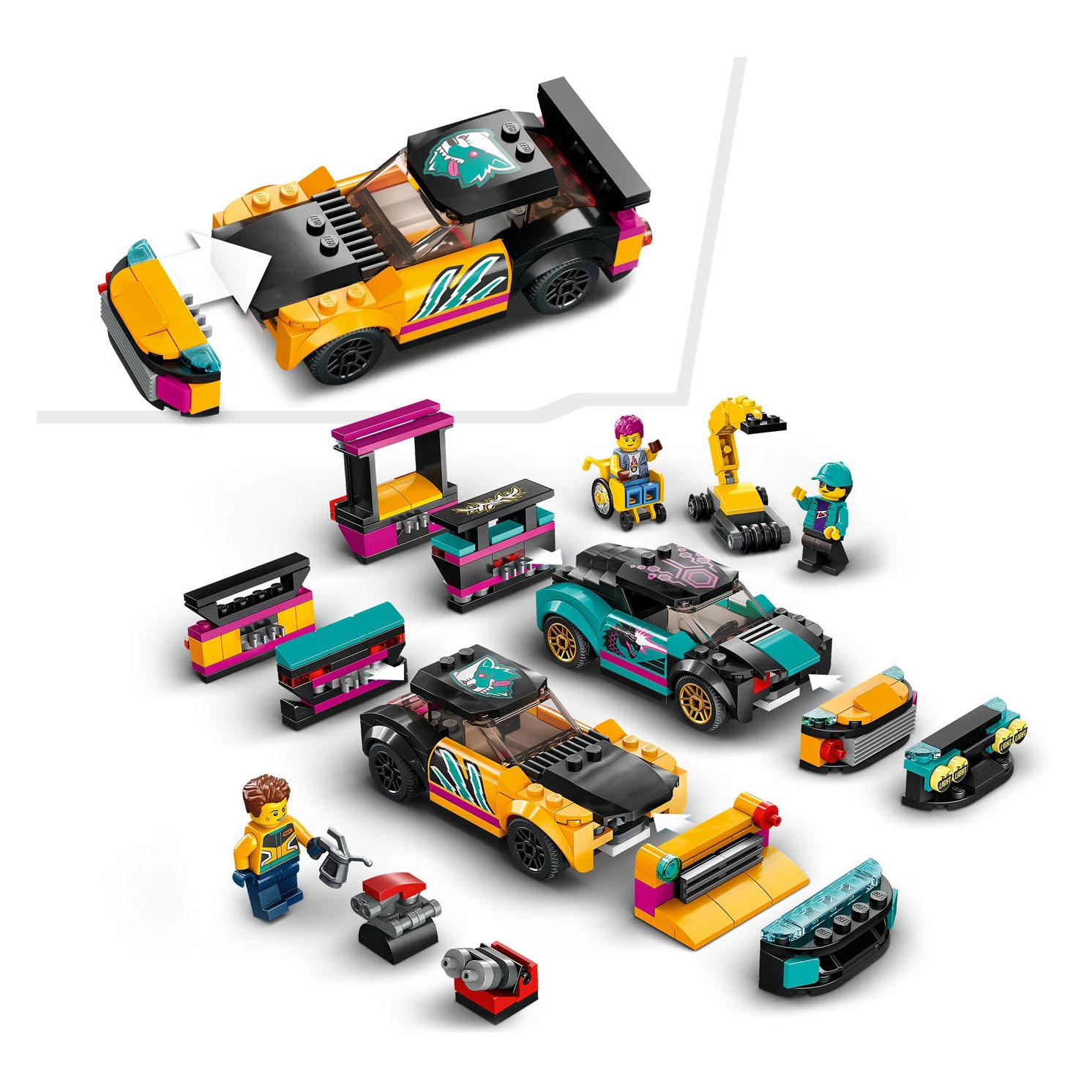 LEGO City 60389 Anpassbare Autogarage