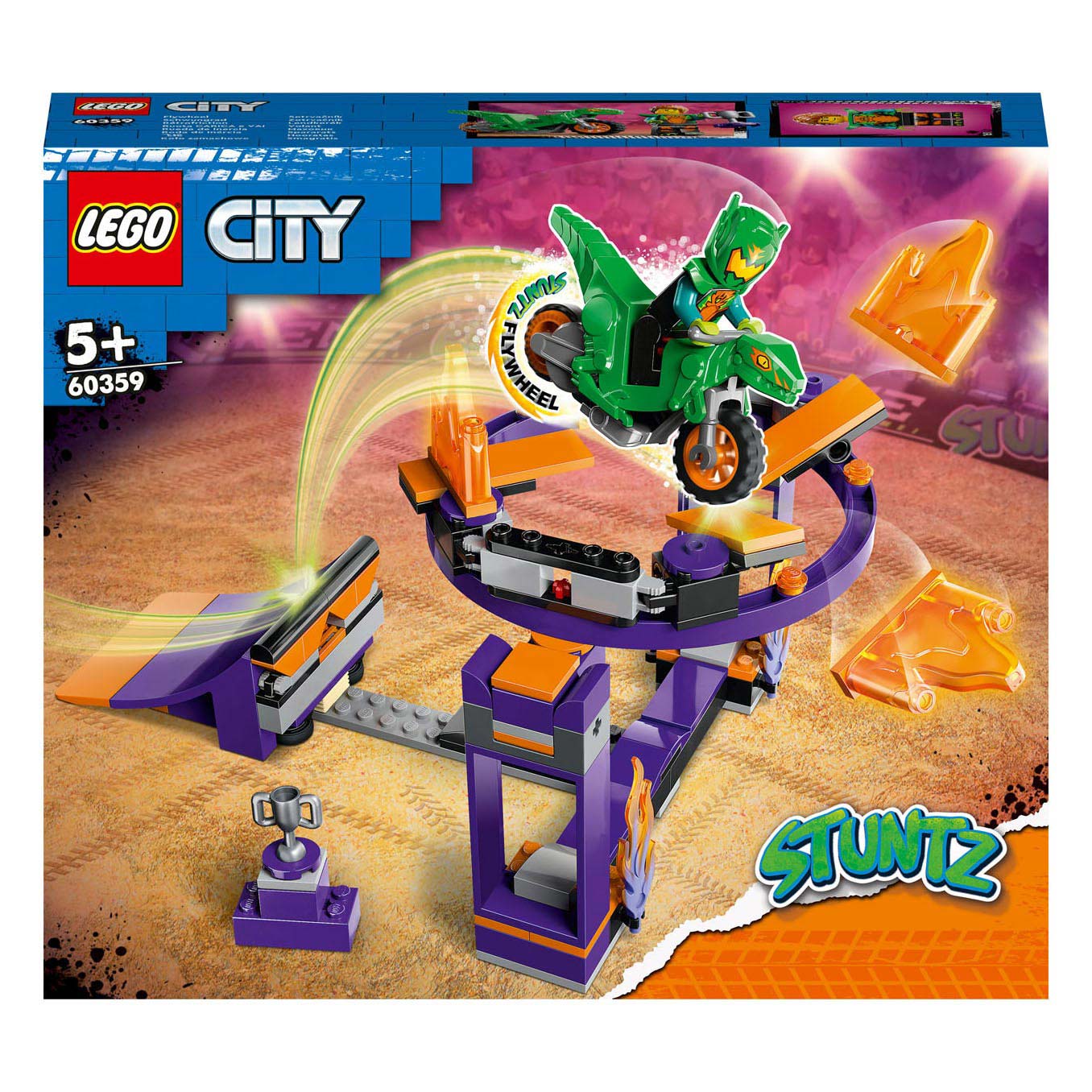 LEGO City 60359 Herausforderung: Eintauchen mit Stunt-Strecke