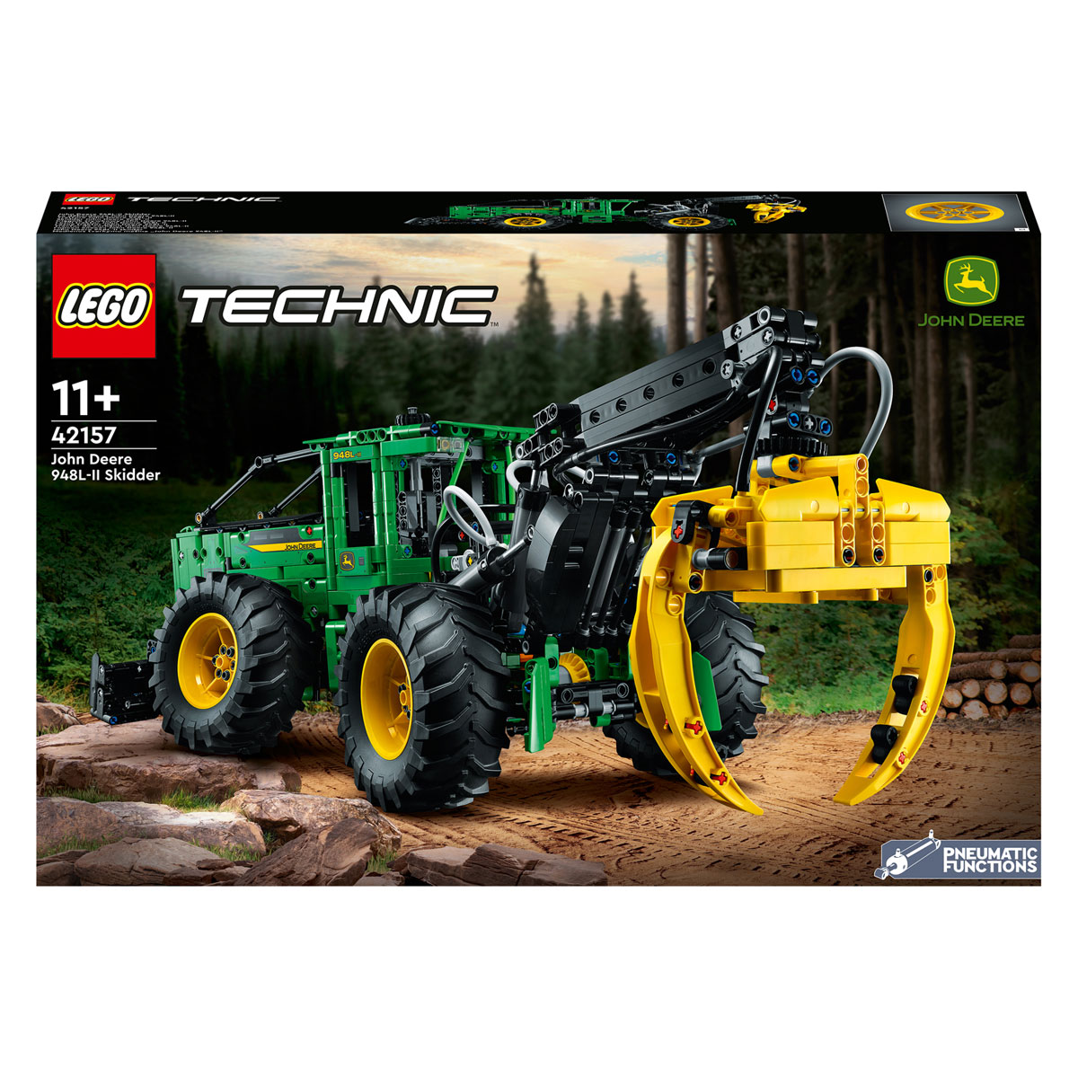LEGO Technic 42157 John Deere 948L-II Holztransportmaschine