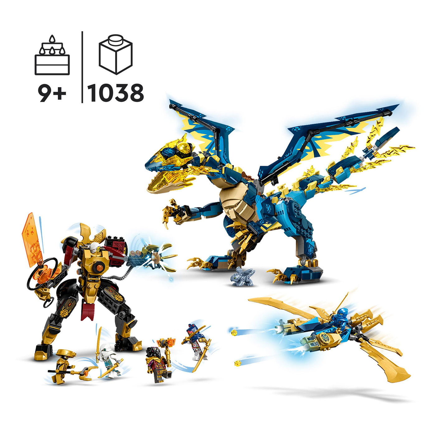 71796 LEGO Ninjago Element Dragon Vs. Der Mecha der Kaiserin