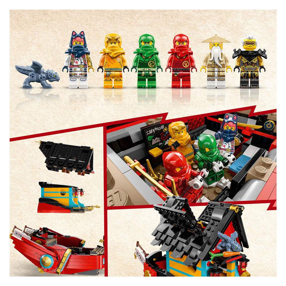 LEGO Ninjago 71797 Destiny's Bounty - Race Tegen De Klok