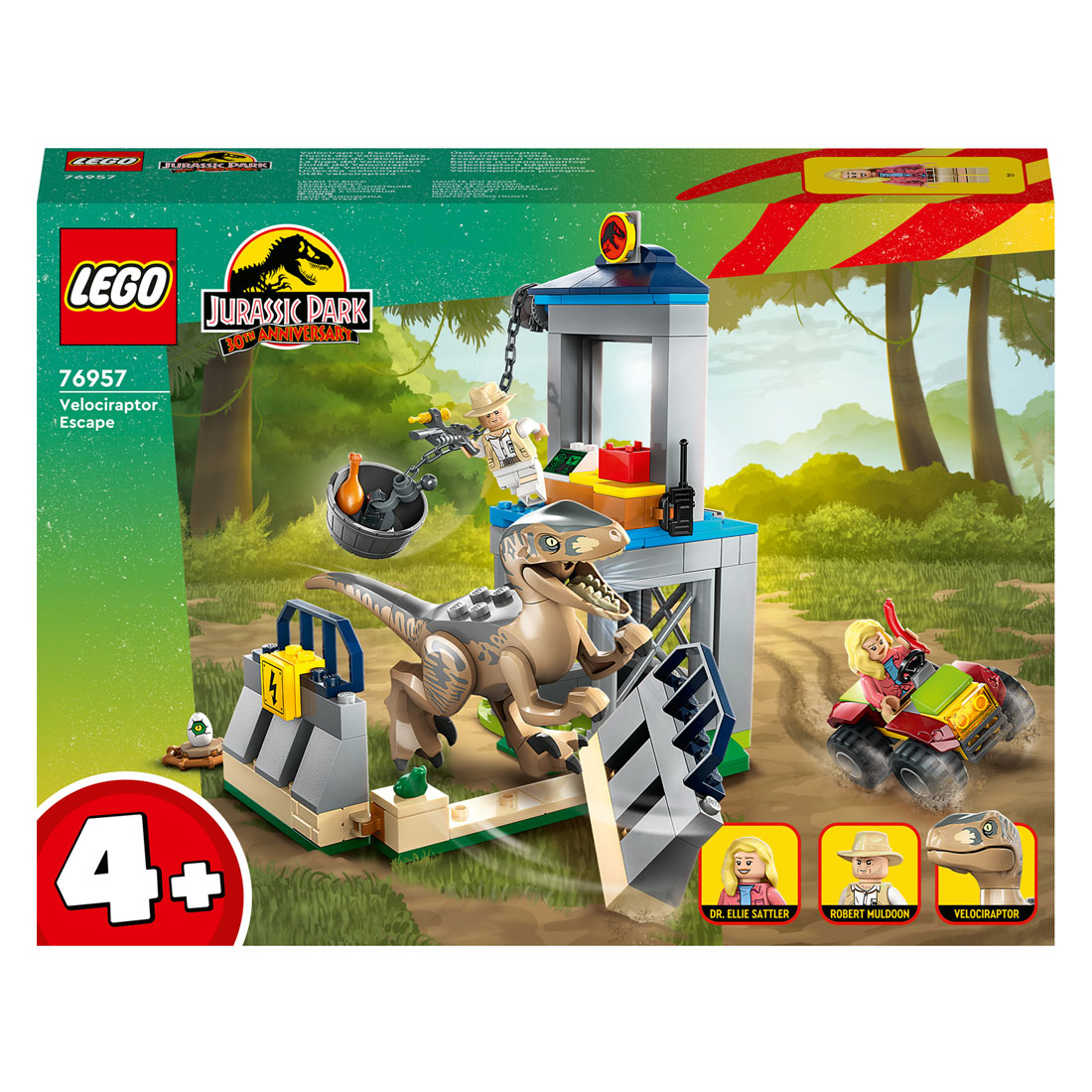 76957 LEGO Jurassic Park Velociraptor-Flucht
