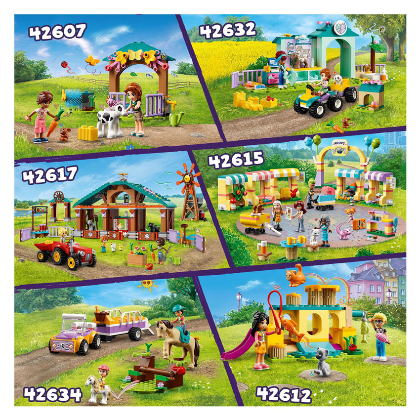 LEGO Friends 42634 Pferde- und Ponyanhänger
