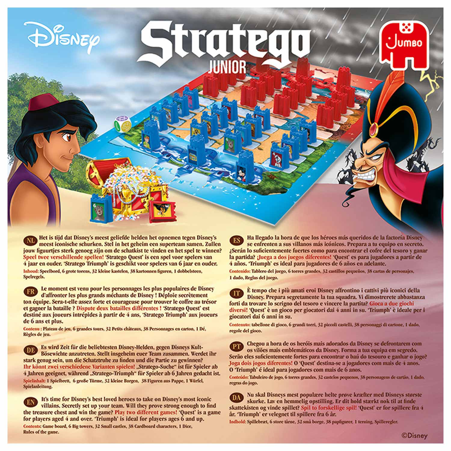 Jumbo Stratego Junior Disney Bordspel 