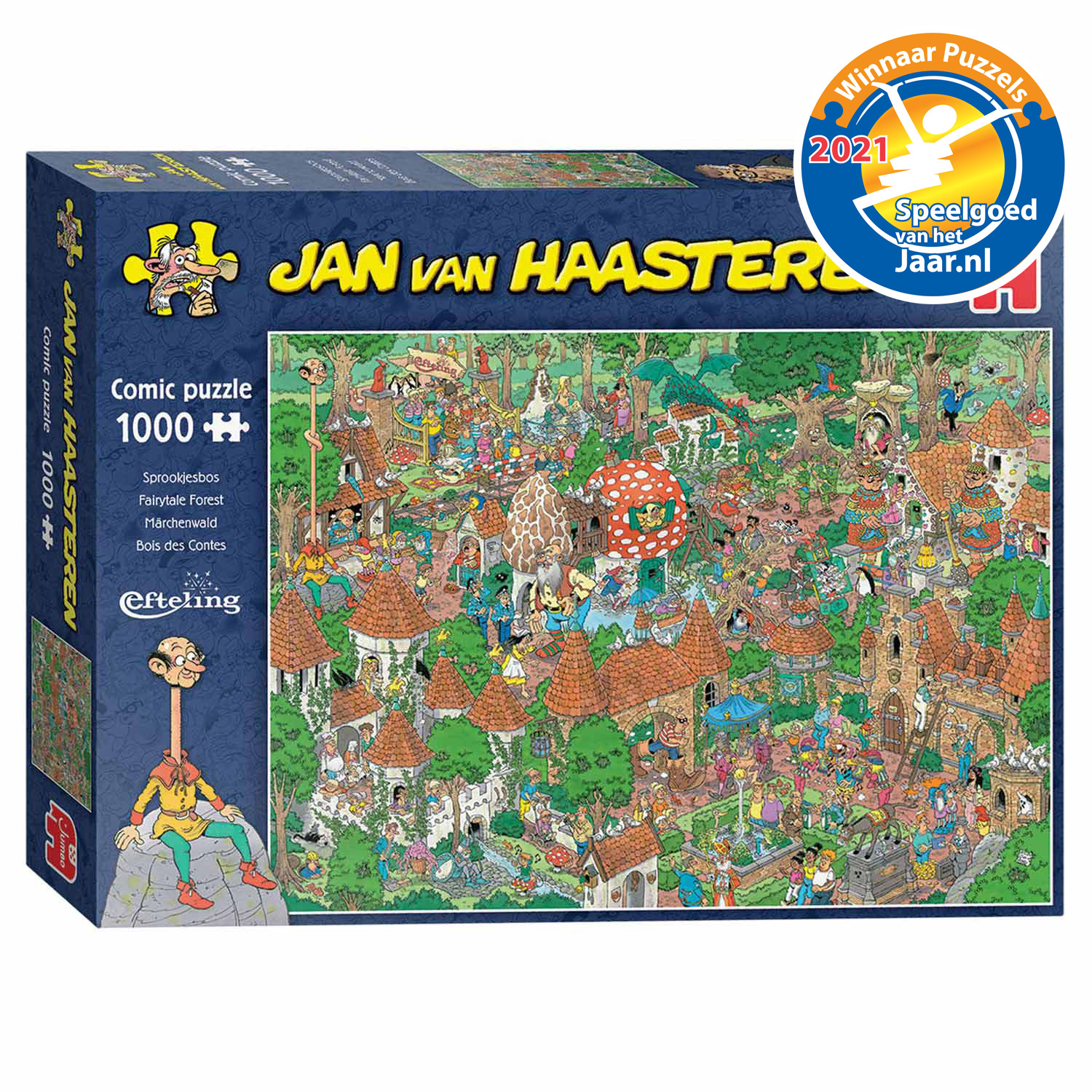 Jan van Haasteren Puzzle - Efteling-Märchenwald, 1000 Teile.