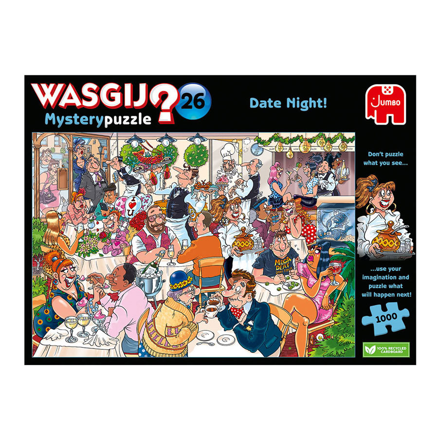 Wasgij Mystery 26 Puzzle – Date Night!, 1000 Teile.