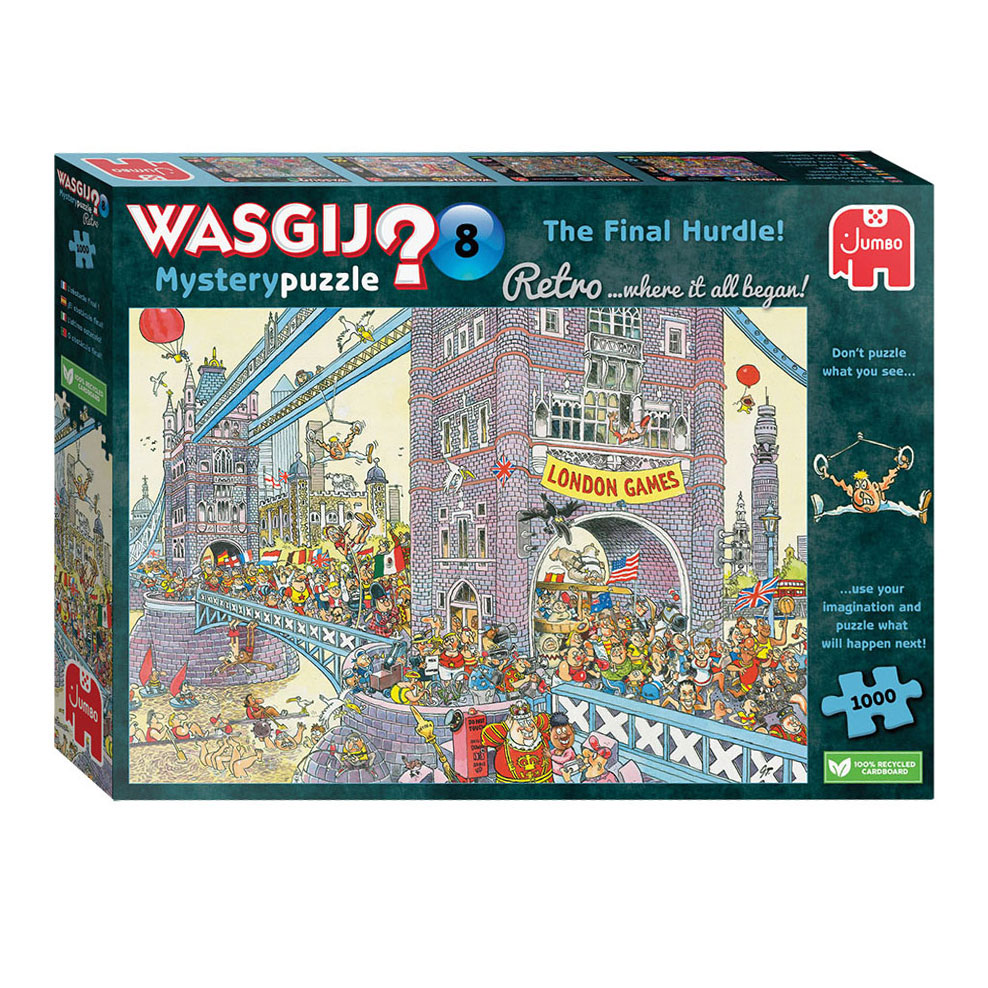 Wasgij Retro Mystery 8 Puzzle - Die letzte Horde!, 1000 Teile.