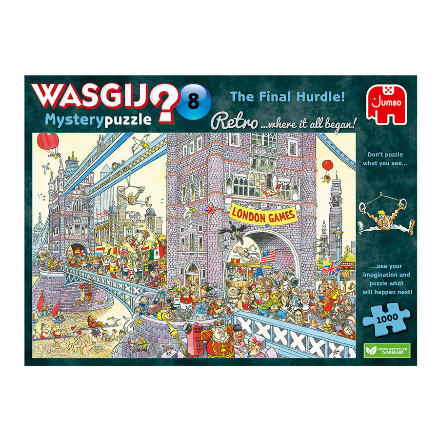 Wasgij Retro Mystery 8 Puzzle - Die letzte Horde!, 1000 Teile.