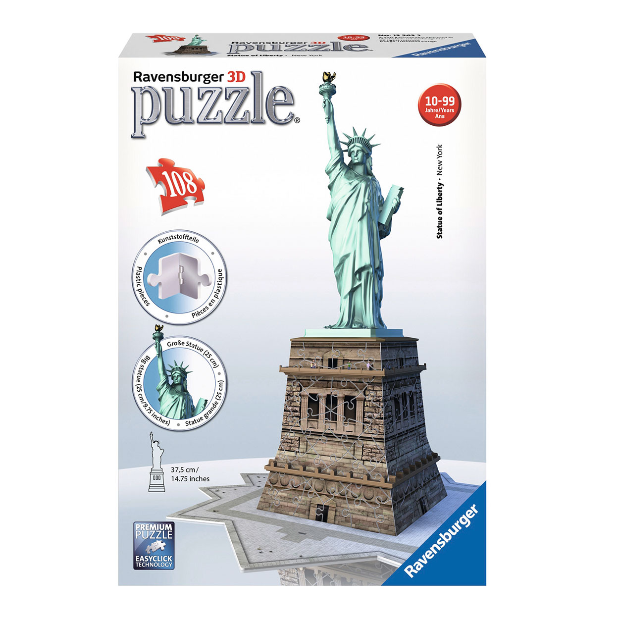 Ravensburger 3D Puzzel - Vrijheidsbeeld