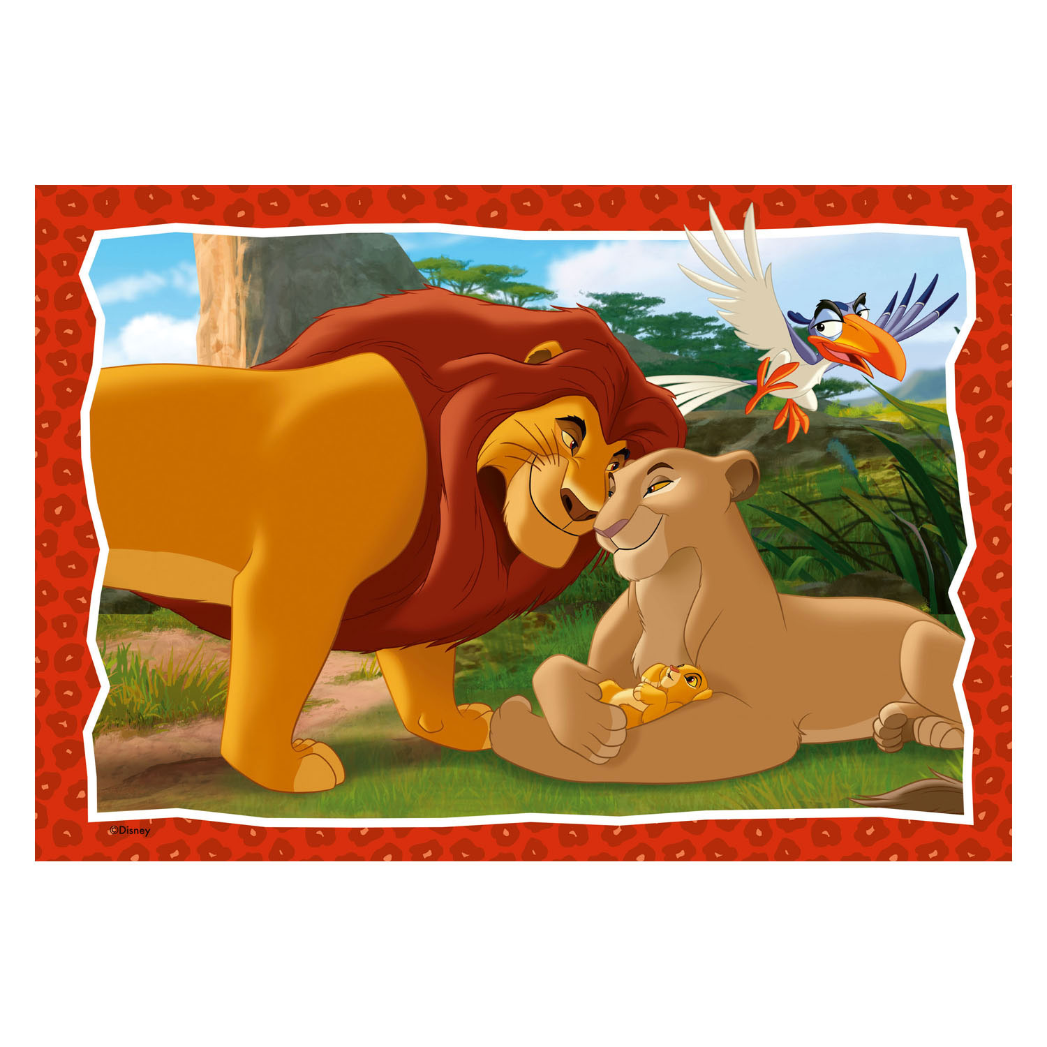 Legpuzzel Lion King, 2x24st.
