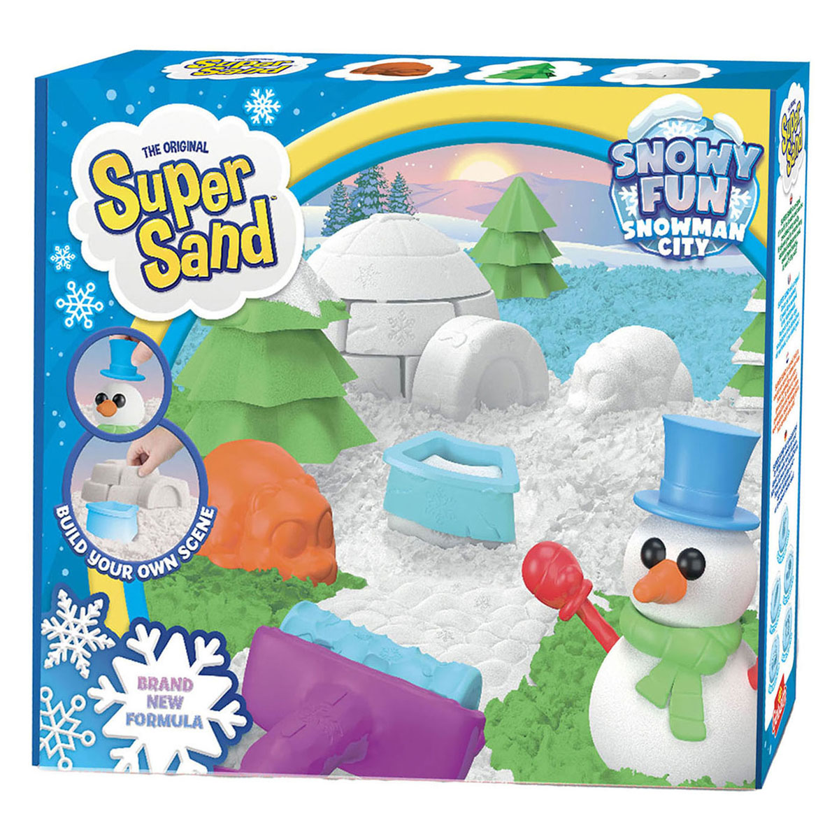 Super Sand Snowy Fun – Schneemann-Stadt-Spielset