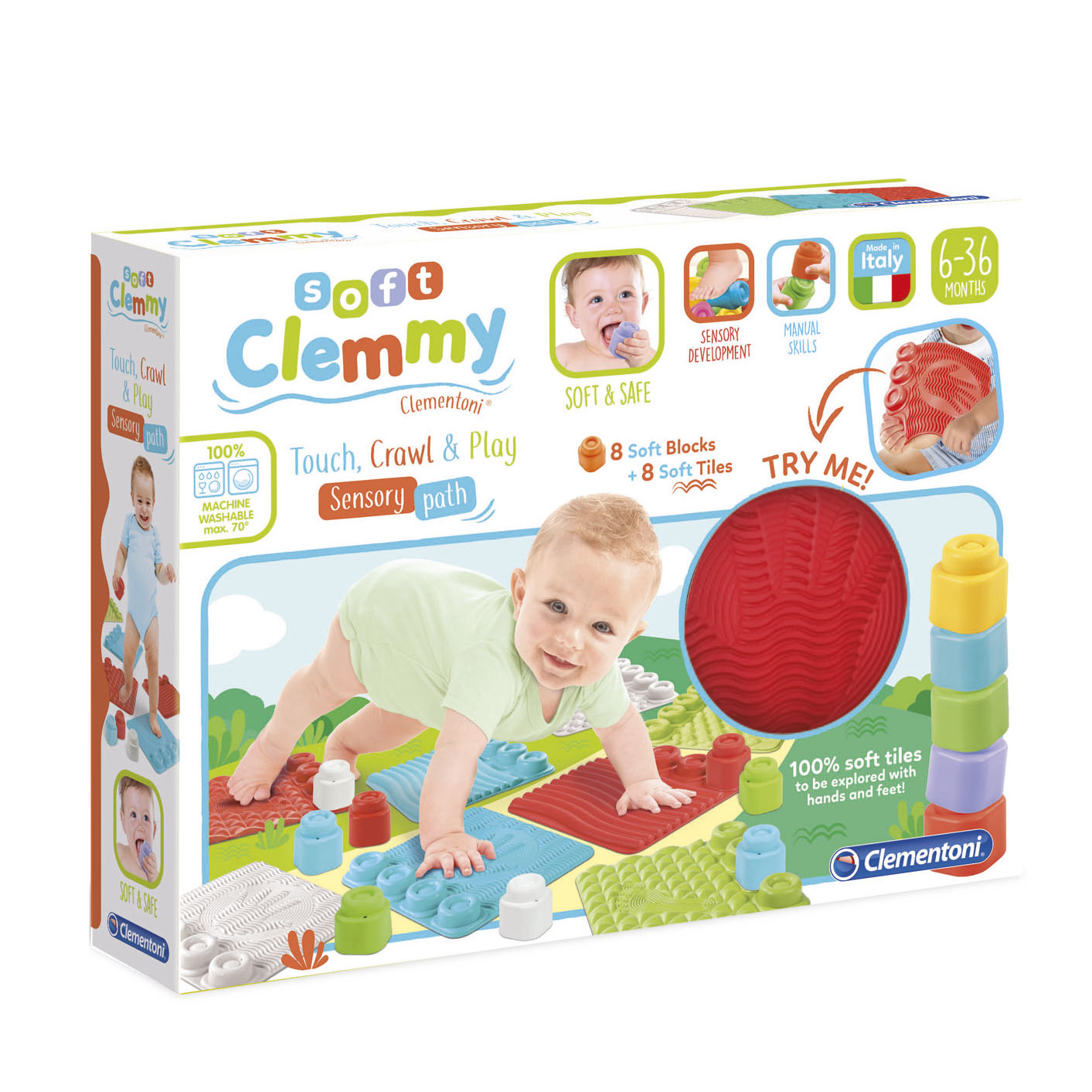 Clementoni Baby Clemmy – Sensorische Fliesen