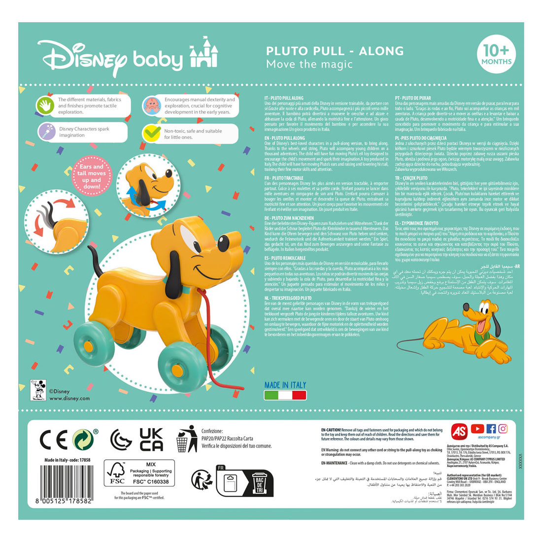 Clementoni Baby Disney Loopfiguur - Pluto